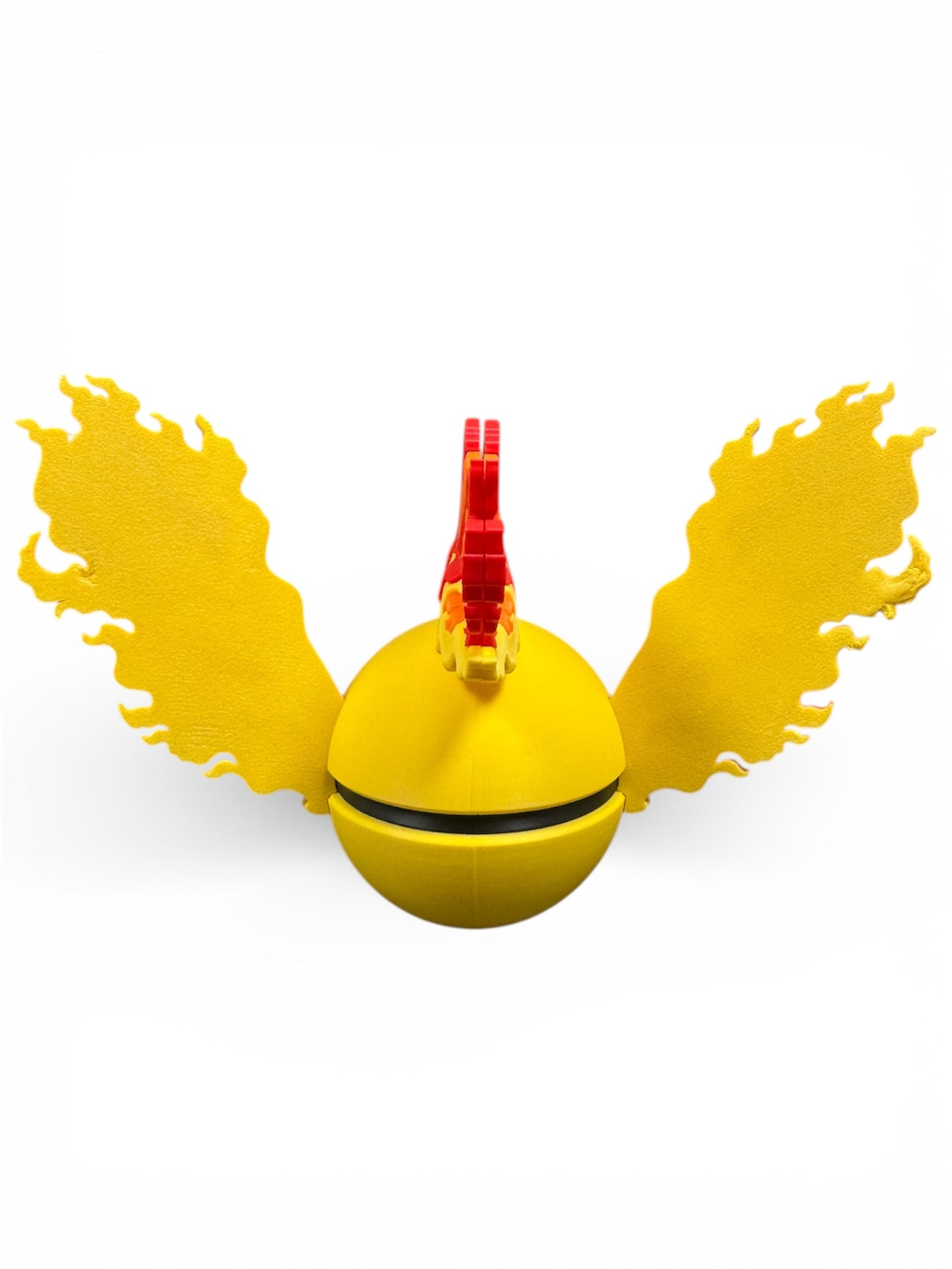 š„š„ MoltresāThemed 3D-Printed Display PokĆ©ball (#146)