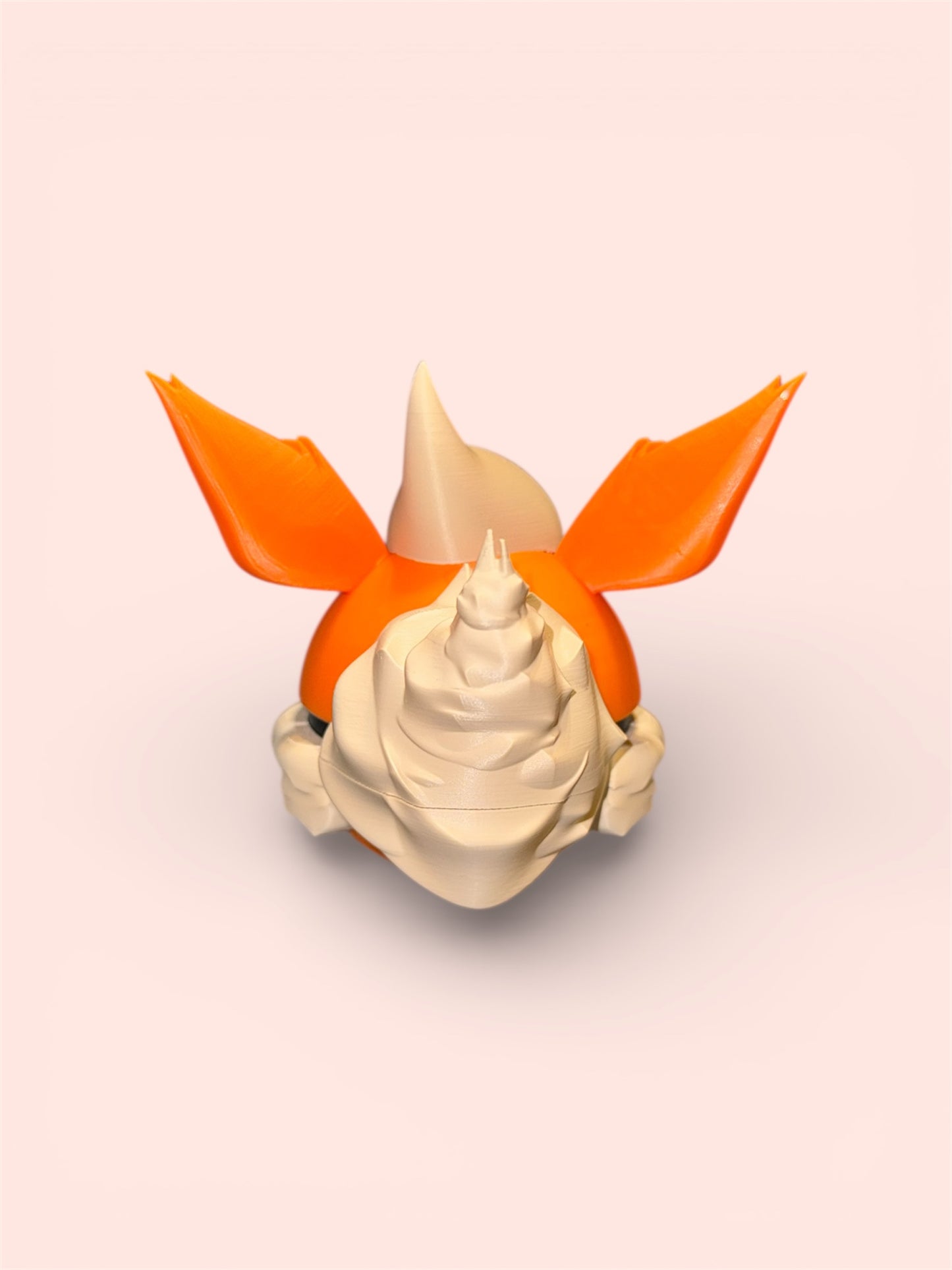 Flareon-Themed 3D-Printed Display Pokéball (#136)