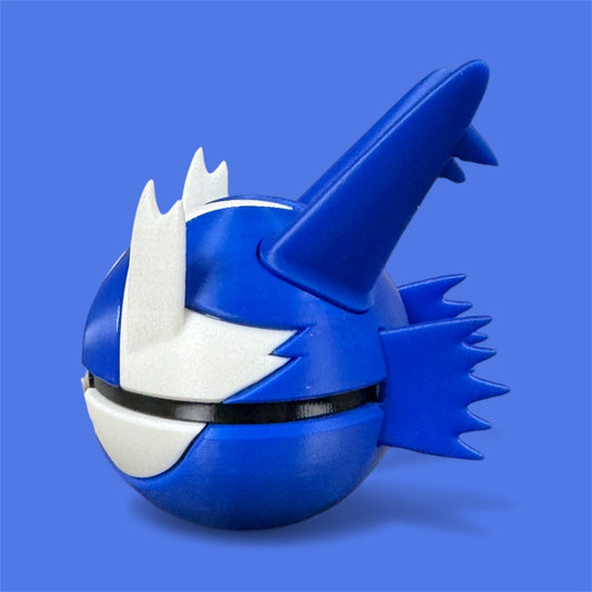 Latios-Themed 3D-Printed Display Pokéball (#381)