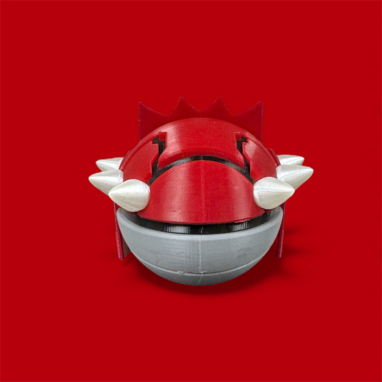 Groudon-Themed 3D-Printed Display Pokéball (#383)