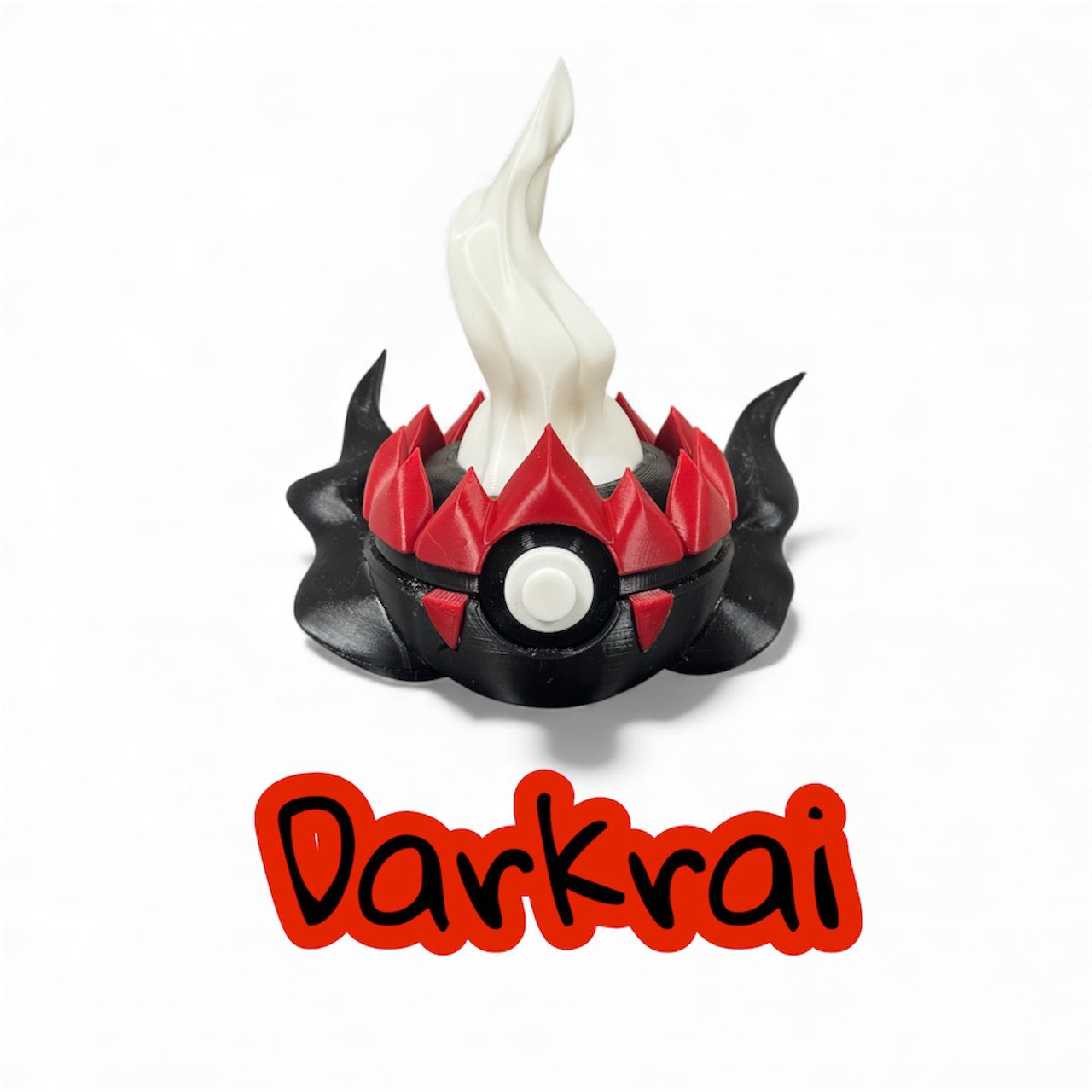 Darkrai-Themed 3D-Printed Display Pokéball (#491)