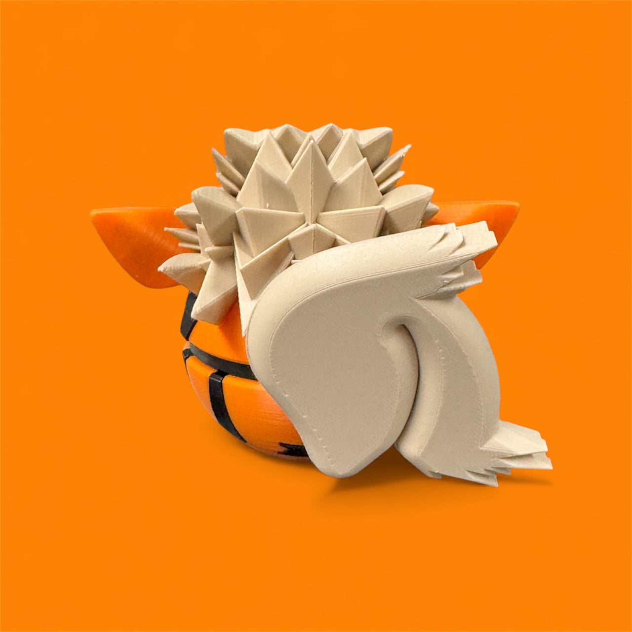 Arcanine-Themed 3D-Printed Display Pokéball (#059)