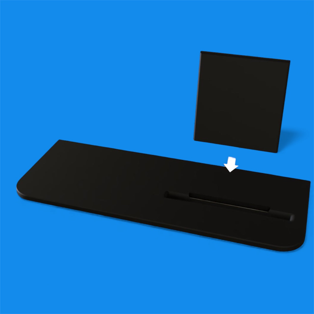 Display Stand with Card Attachment