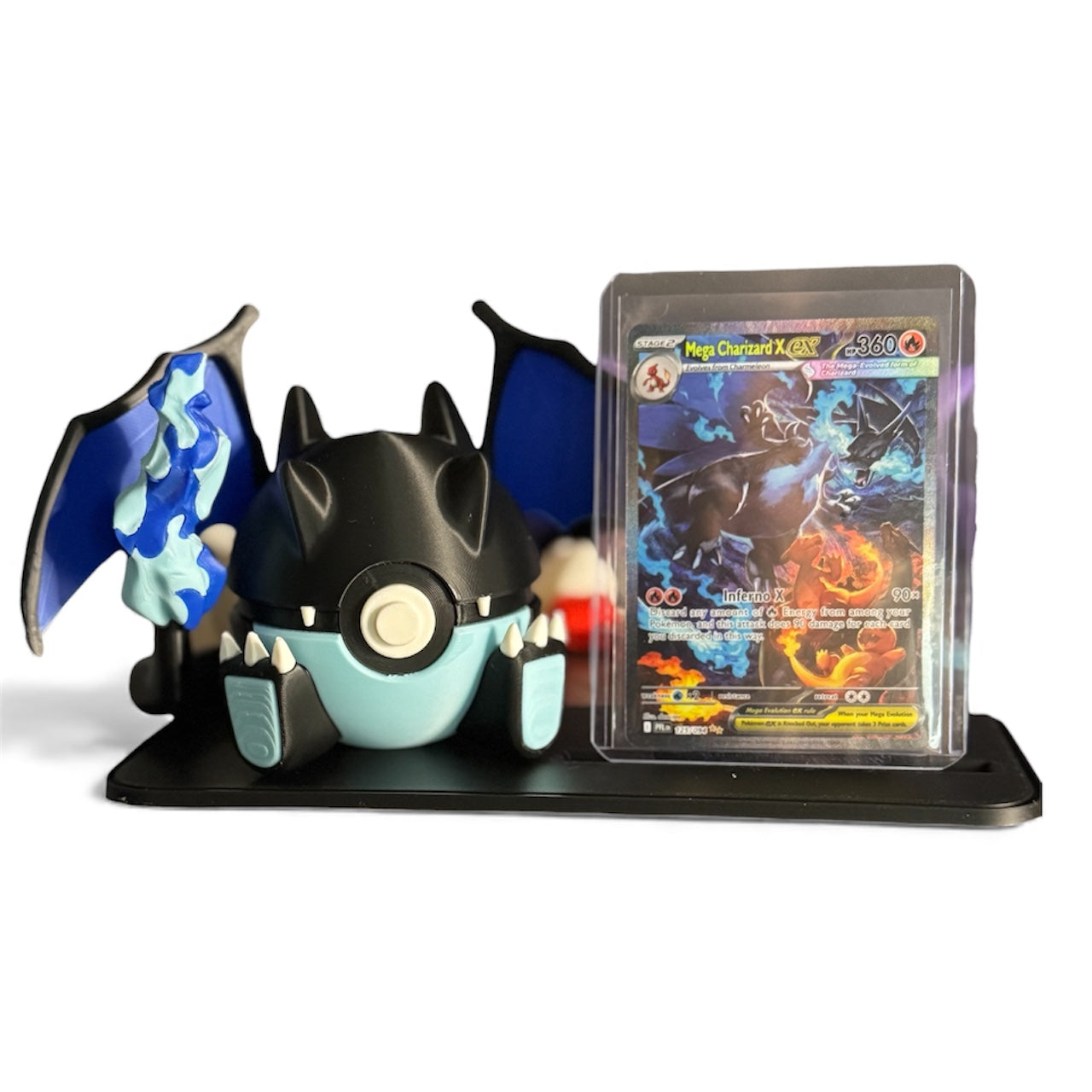 Display Stand with Card Attachment