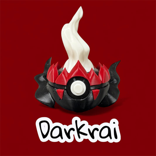 Darkrai-Themed 3D-Printed Display Pokéball (#491)