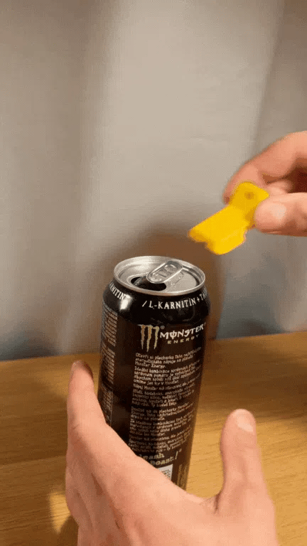 2-in-1 Beverage Can Opener with Cover