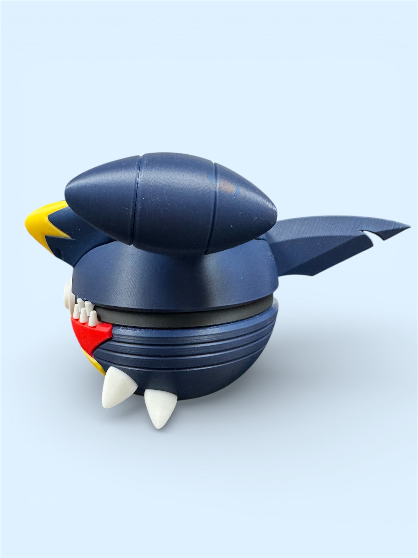 🦈🐉 Garchomp–Themed 3D-Printed Display Pokéball (#445)