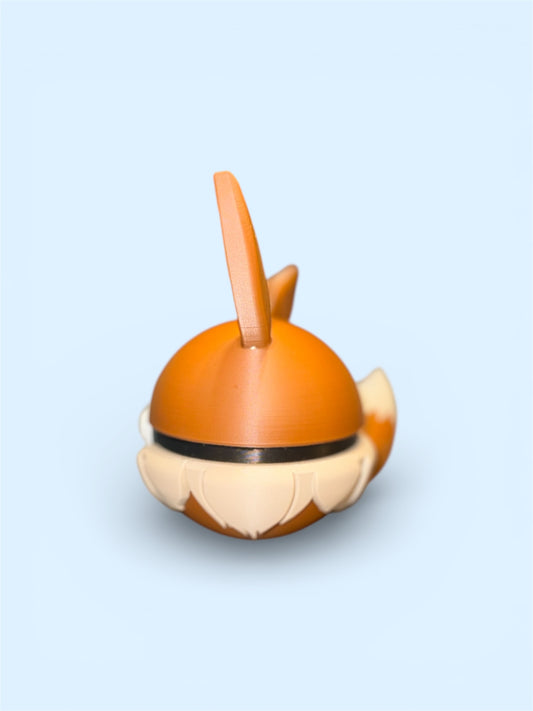 Eevee-Themed 3D-Printed Display Pokéball (#133)