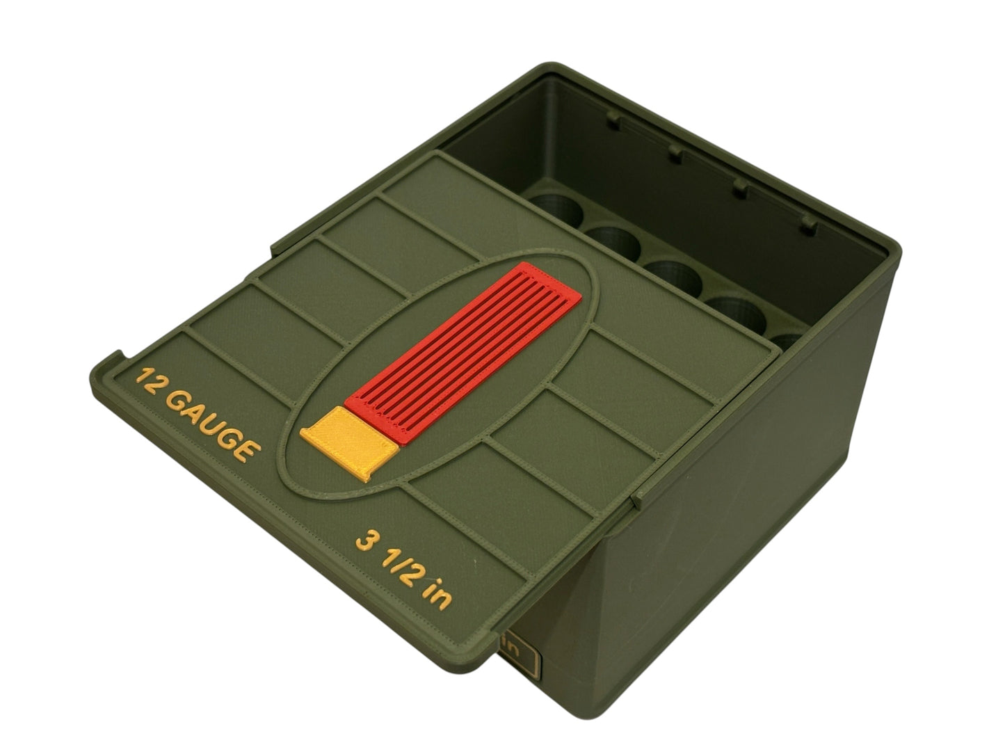 12 Gauge Shotgun Ammo Box – 2¾”, 3” & 3½”