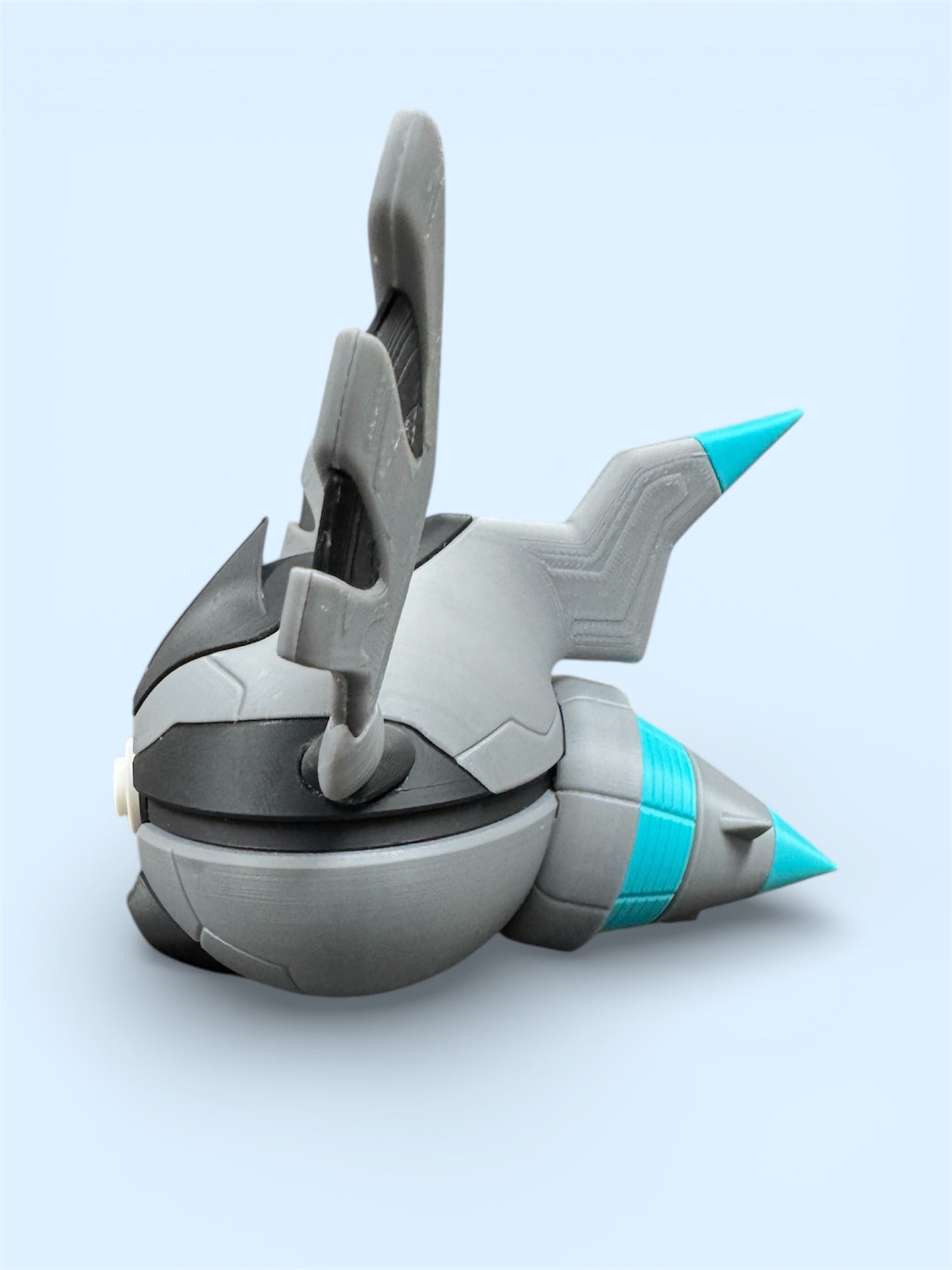 ⚡🐉 Zekrom–Themed 3D-Printed Display Pokéball (#644)