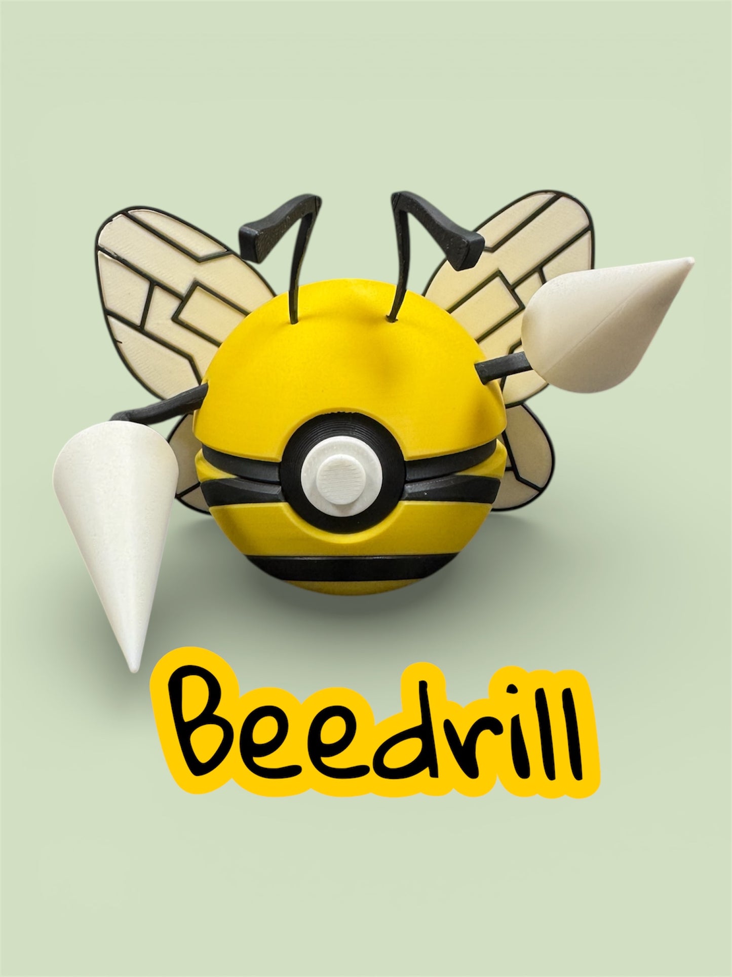 🐝🟣 Beedrill–Themed 3D-Printed Display Pokéball (#015)