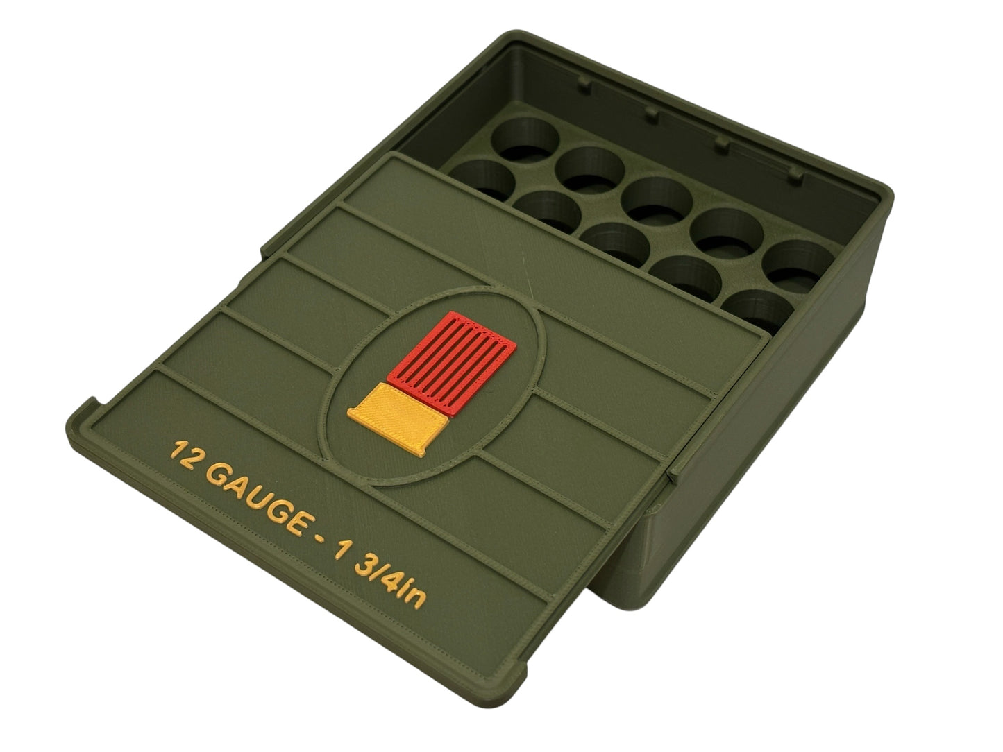 12 Gauge Shotgun Ammo Box – 2¾”, 3” & 3½”