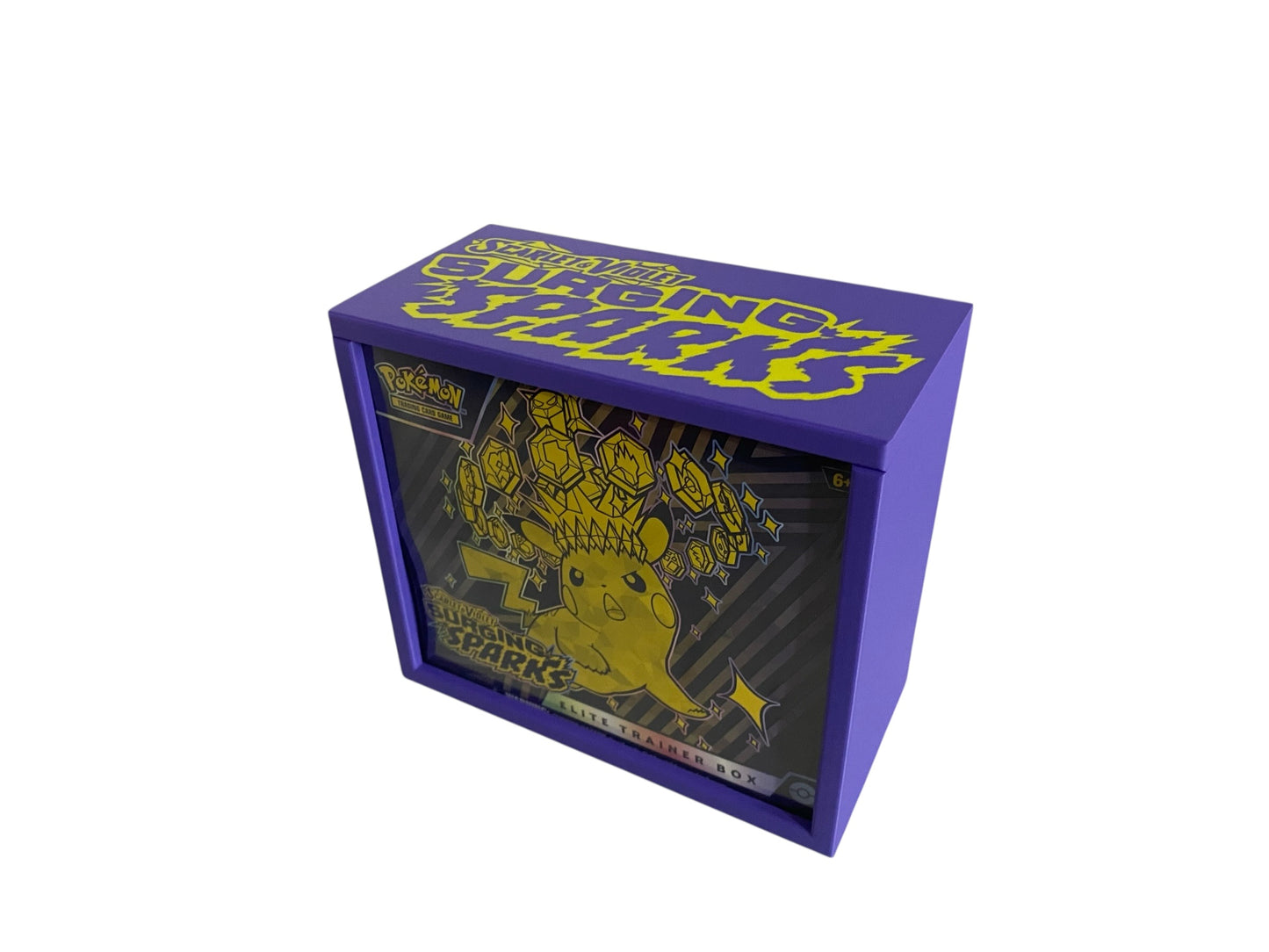 Surging Sparks ETB Box Protector Case (ETB NOT INCLUDED)