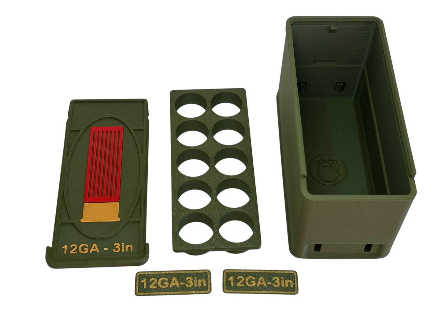 12 Gauge Shotgun Ammo Box – 2¾”, 3” & 3½”
