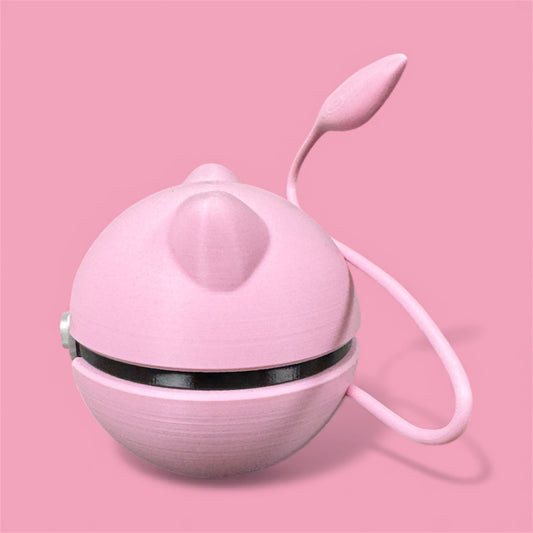 Mew-Themed 3D-Printed Display Pokéball (#151)