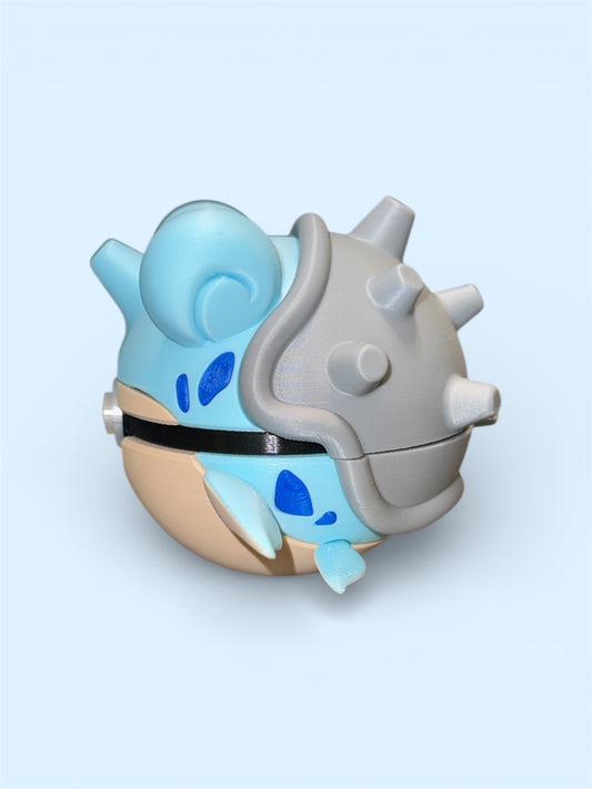 Lapras-Themed 3D-Printed Display Pokéball (#131)