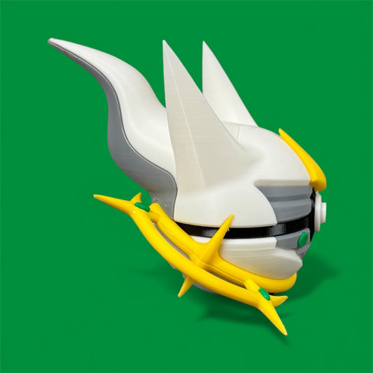 Arceus-Themed 3D-Printed Display Pokéball (#493)