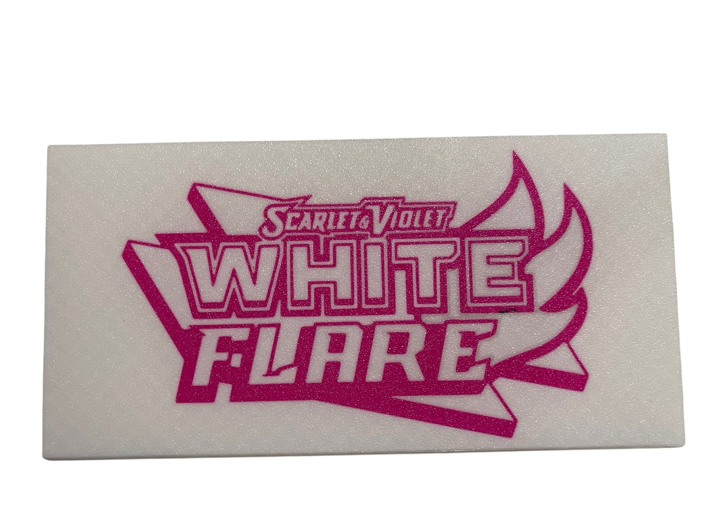 White Flare ETB Box Protector Case (ETB NOT INCLUDED)