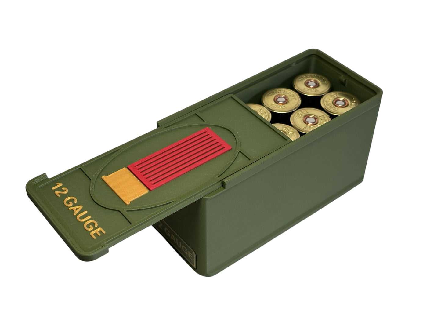 12 Gauge Shotgun Ammo Box – 2¾”, 3” & 3½”