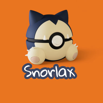 Snorlax-Themed 3D-Printed Display Pokéball (#143)