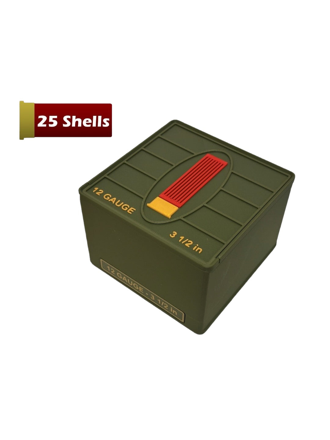 12 Gauge Shotgun Ammo Box – 2¾”, 3” & 3½”