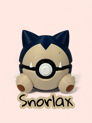 Snorlax-Themed 3D-Printed Display Pokéball (#143)