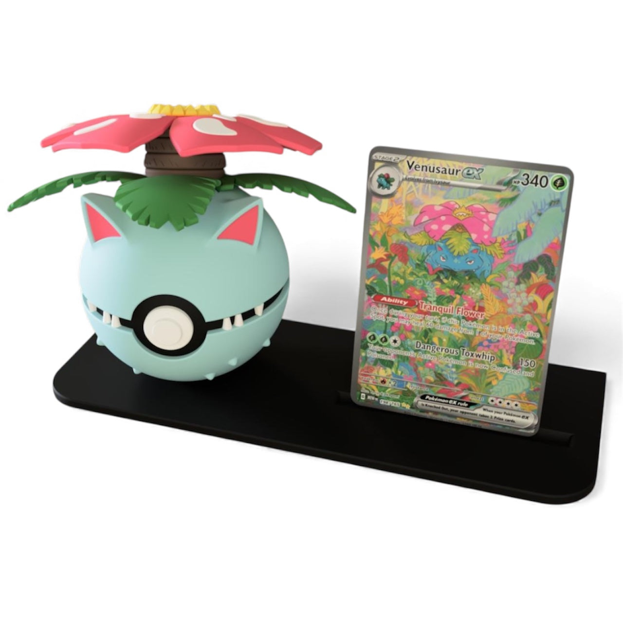 Display Stand with Card Attachment