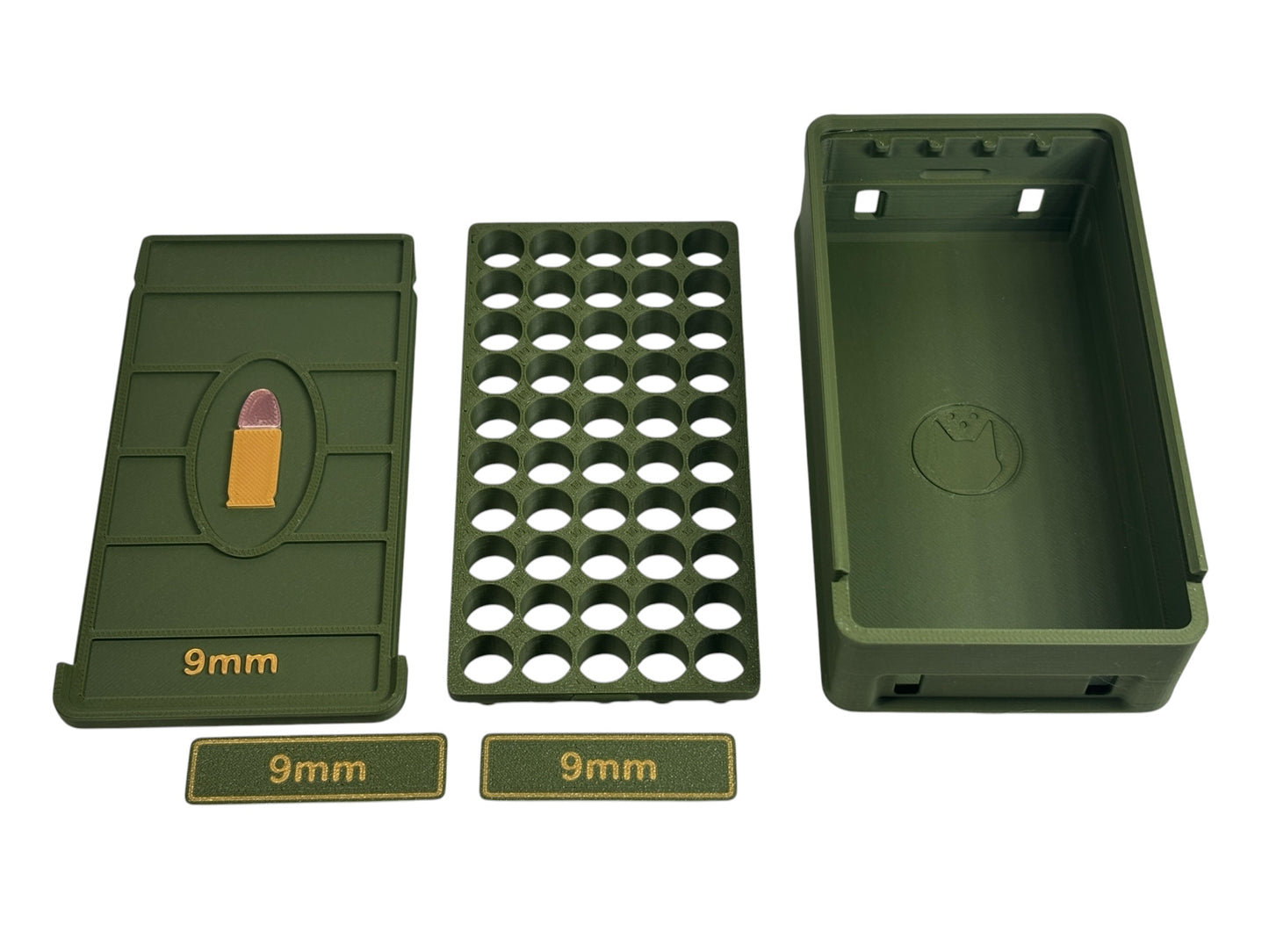 9mm Ammo Storage Box – Custom 3D Printed Ammo Case
