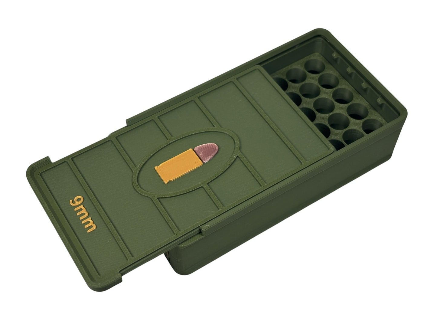 9mm Ammo Storage Box – Custom 3D Printed Ammo Case