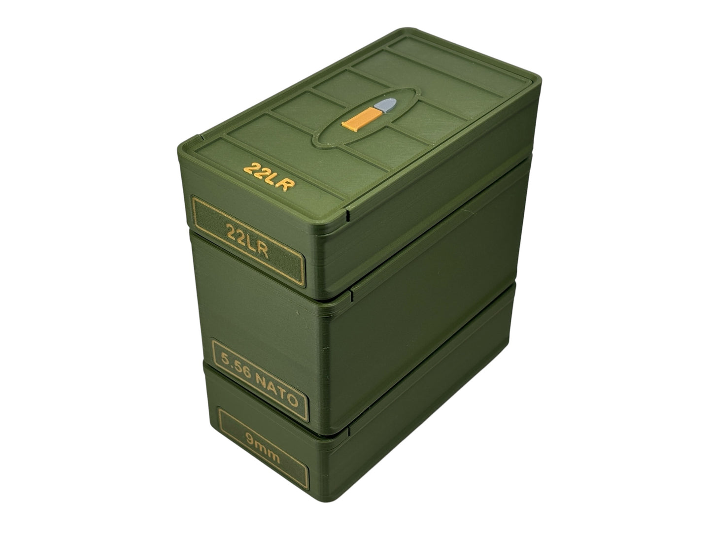 9mm Ammo Storage Box – Custom 3D Printed Ammo Case