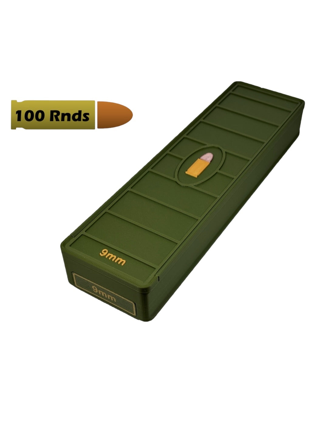 9mm Ammo Storage Box – Custom 3D Printed Ammo Case