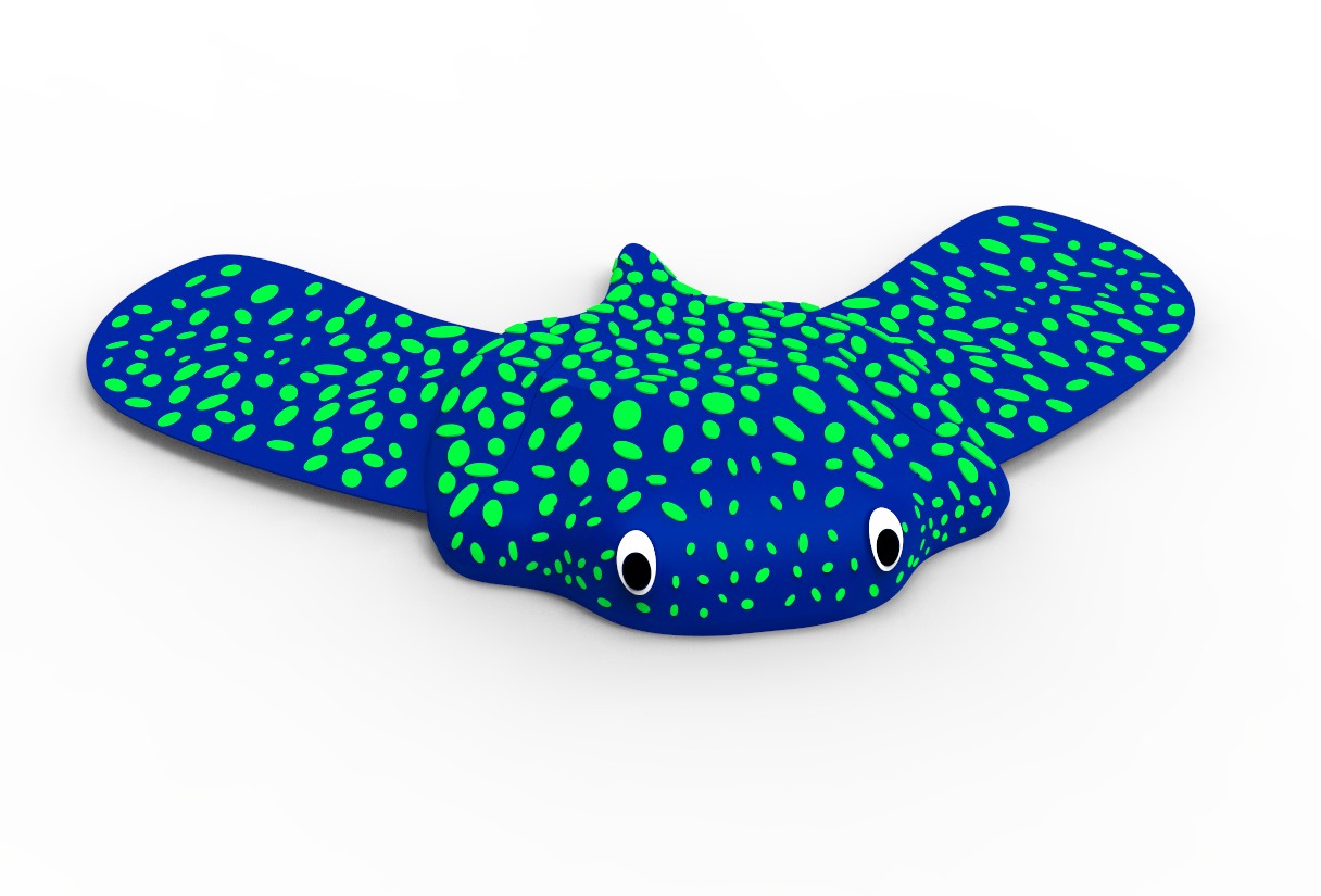 Self-Swimming Stingray Pool Glider – 3D Printed Water Toy