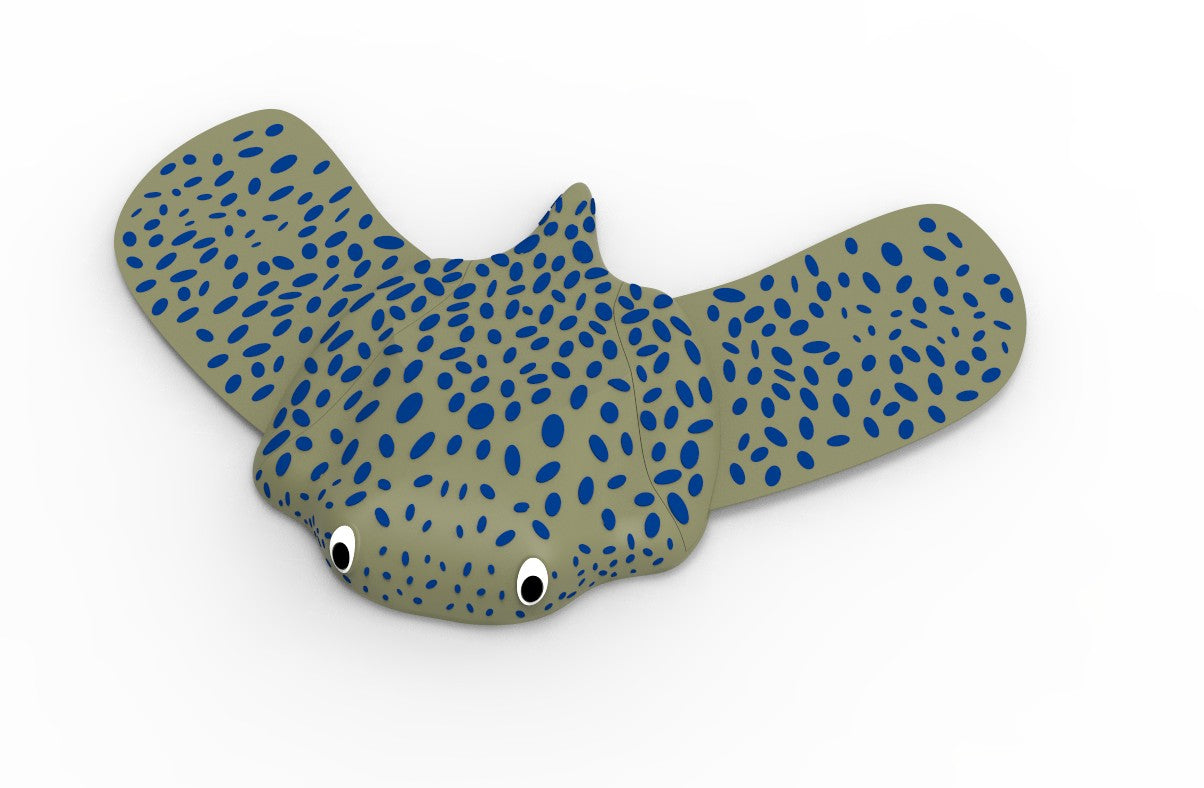 Self-Swimming Stingray Pool Glider – 3D Printed Water Toy