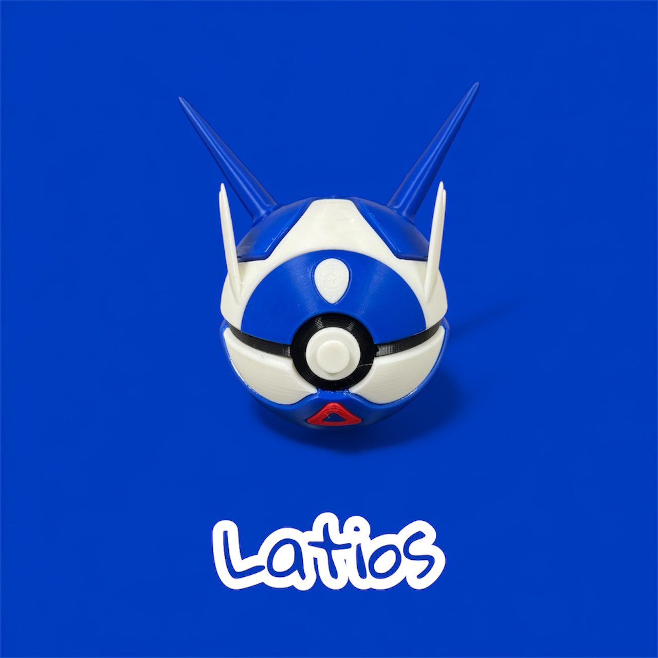 Latios-Themed 3D-Printed Display Pokéball (#381)